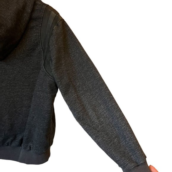 Hurley Mens Jacket Black Pockets Long Sleeve Button Front Hooded Size Large - Picture 6 of 12